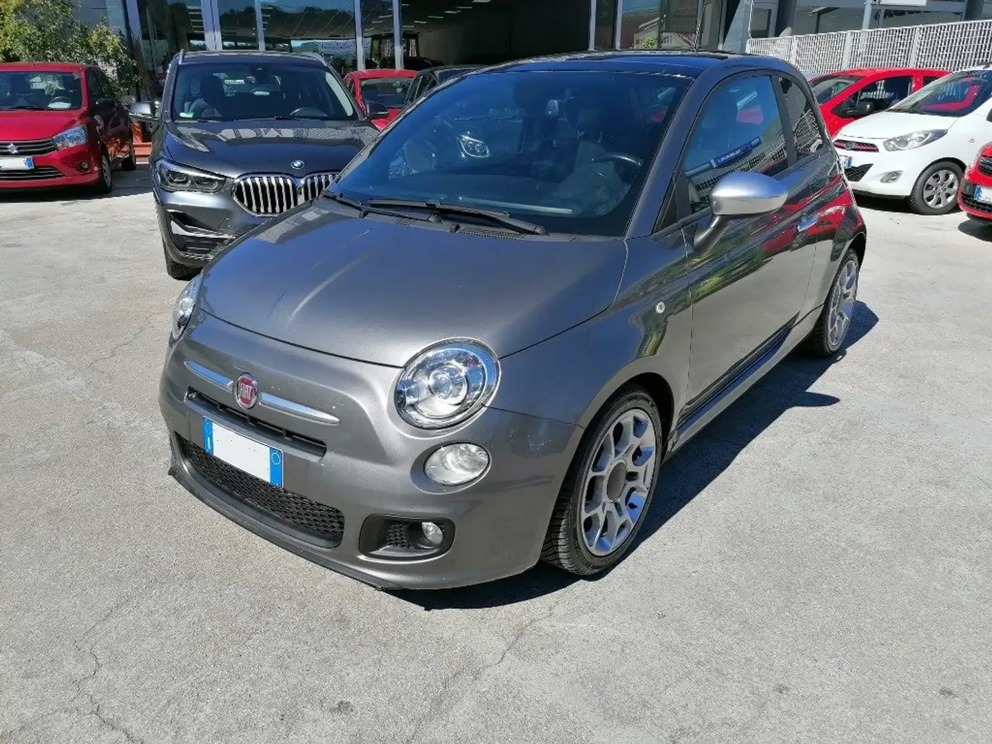Fiat 500 S 0.9 TWINAIR TURBO 85cv LOUNGE DUALOGIC Grigio - 1