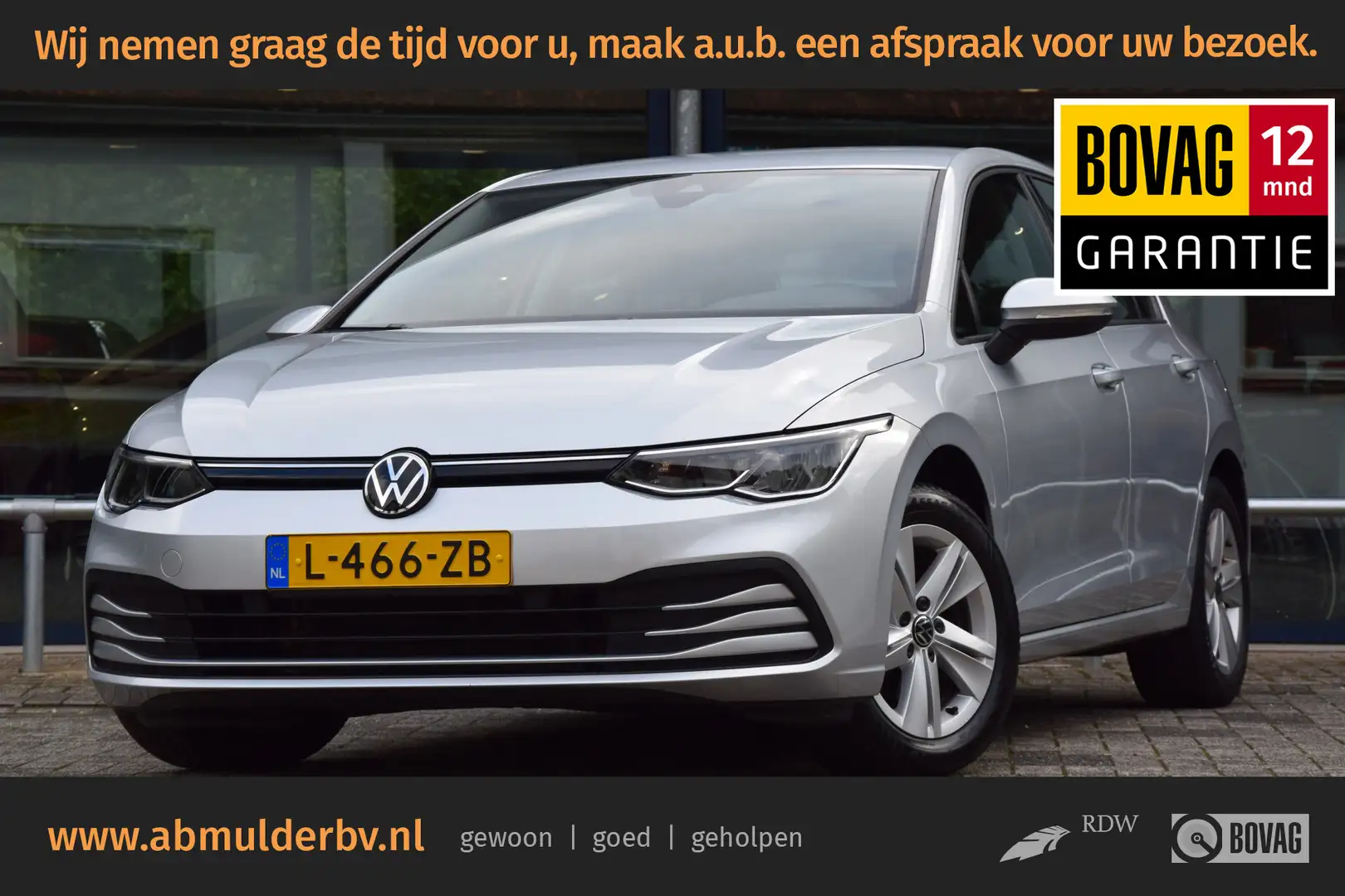 Volkswagen Golf 1.0 eTSI 110PK Life DSG Automaat | Org. NL | BOVAG Grijs - 1