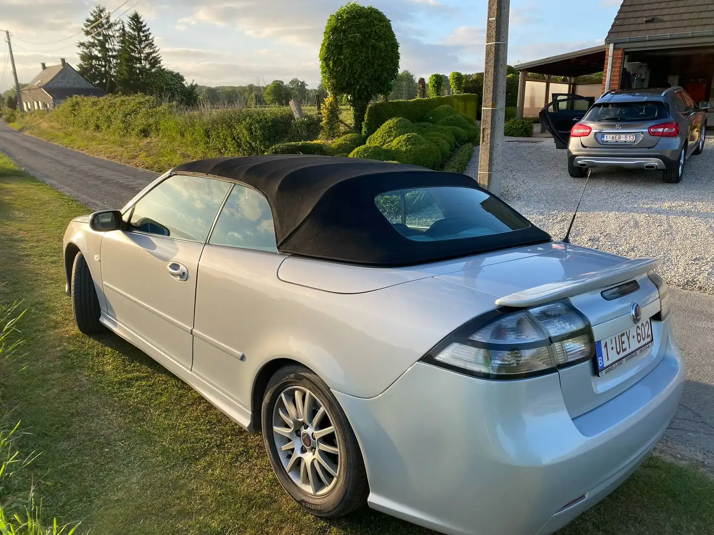 Saab 9-3 9-3 Cabriolet 1.9 TiD Linear Argent - 2