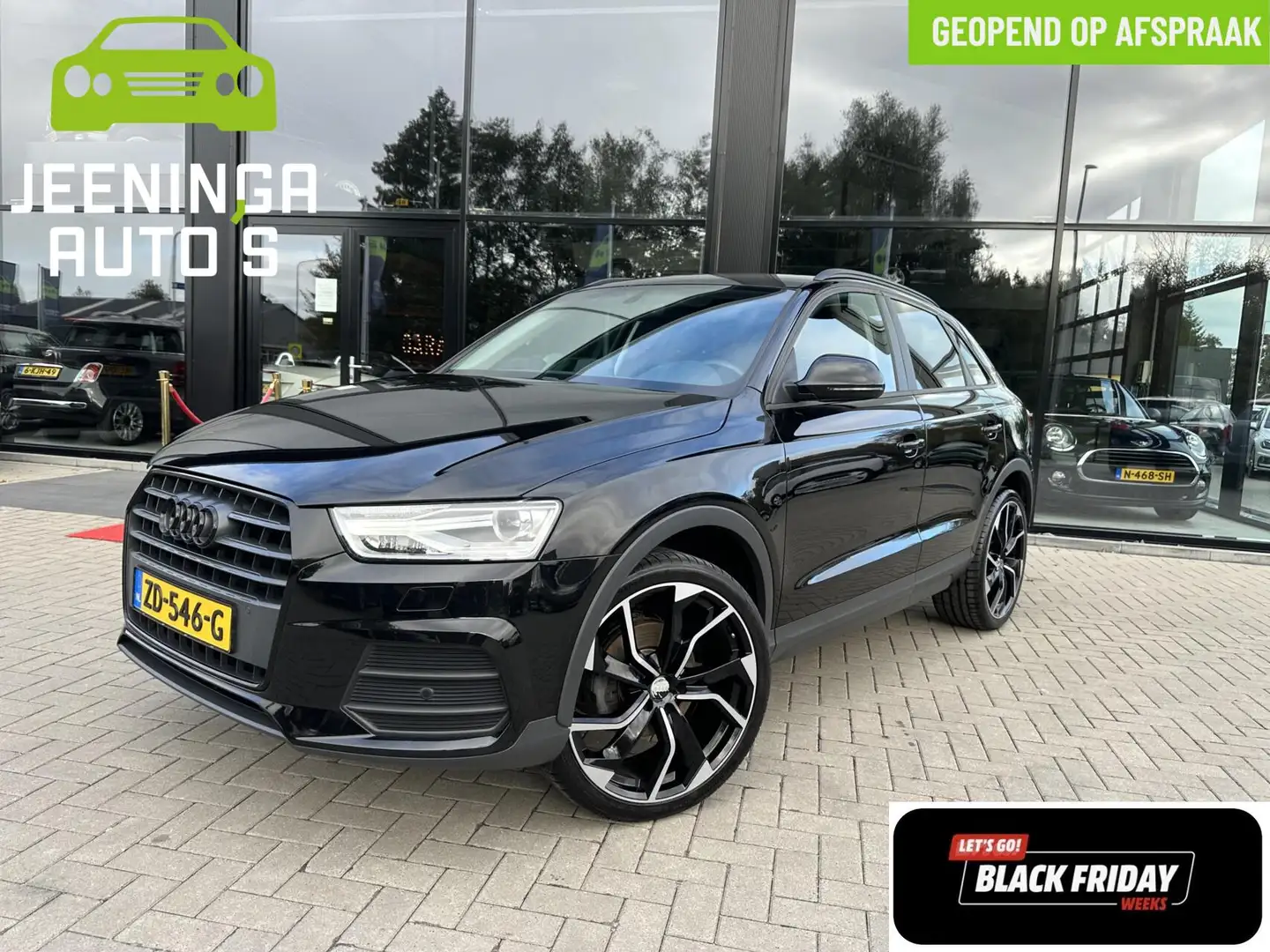 Audi Q3 1.4 TFSI Sport Pro Line|Navi|Stoelverwarming|21" Zwart - 1