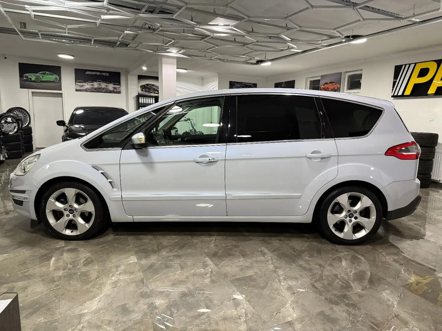 Ford S-Max S-MAX 2.0 TDCI Titanium 7-Sitzer Keyless ACC AHK Weiß - 2