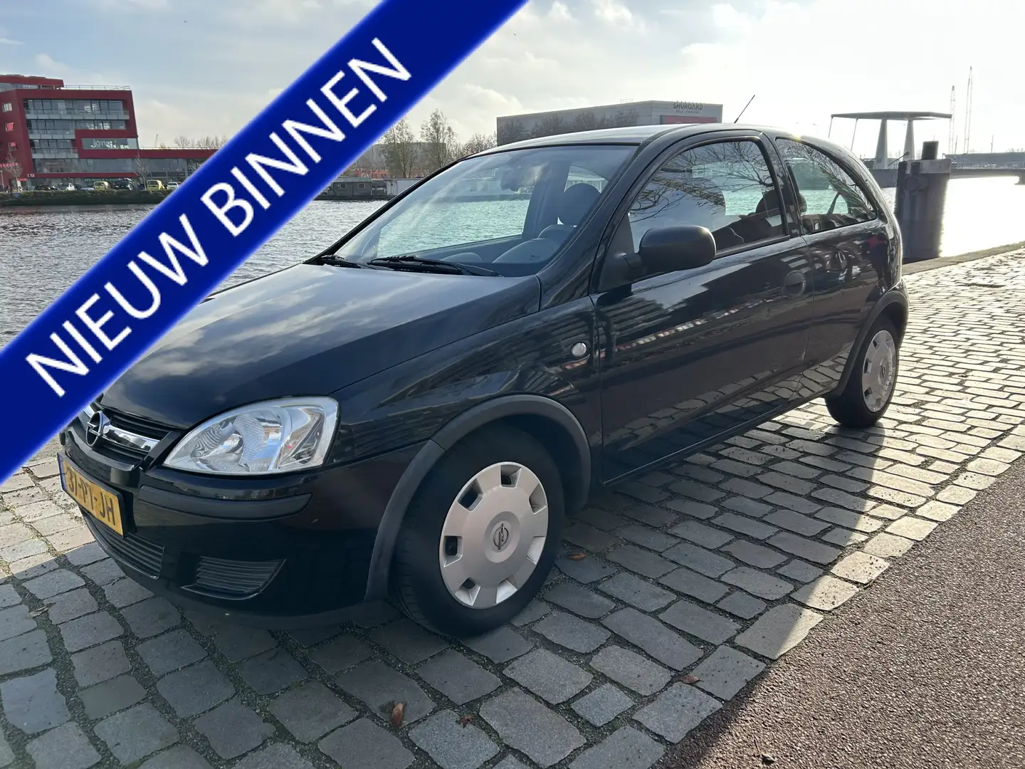 Opel Corsa 1.2-16V Rhythm keurige auto! 83.000 km apk Schwarz - 1