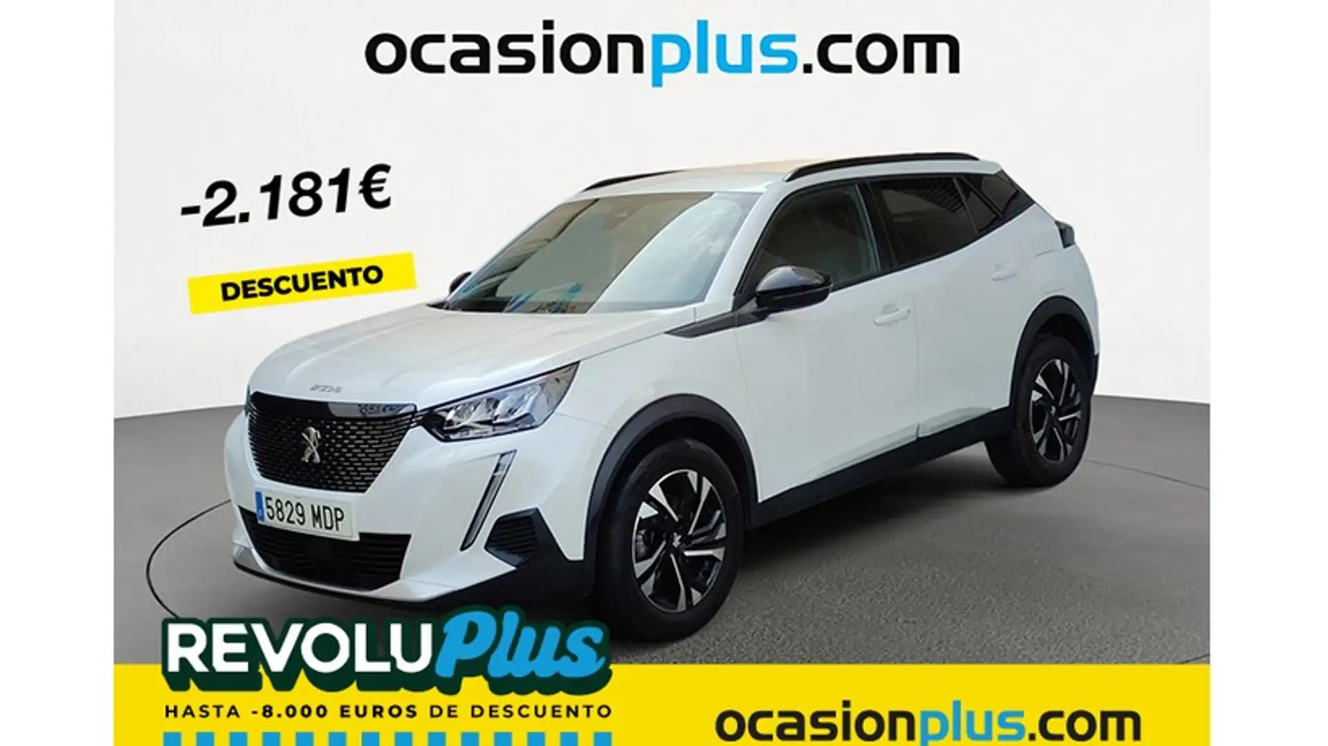 Peugeot 2008 1.5BlueHDi S&S Allure Pack EAT8 130 Weiß - 1
