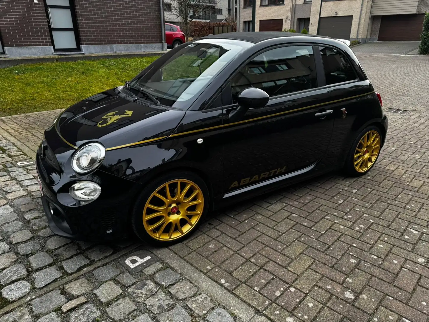 Abarth 595 scorpioneoro Negru - 1