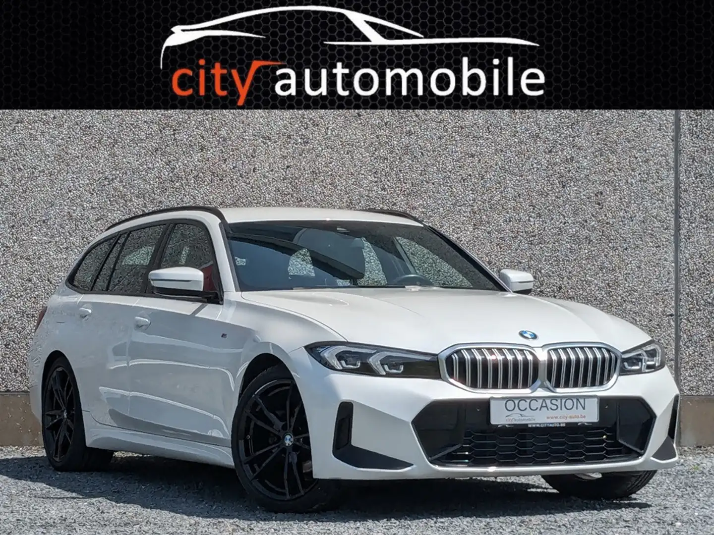 BMW 318 318dA FACELIFT PACK M GPS CARPLAY BLUETOOTH Blanc - 1