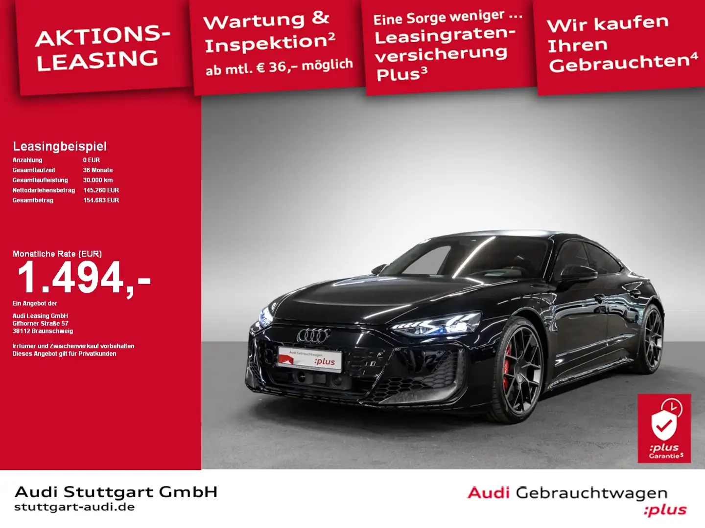 Audi RS e-tron GT performance Keramik Memory SHZ VC Noir - 1