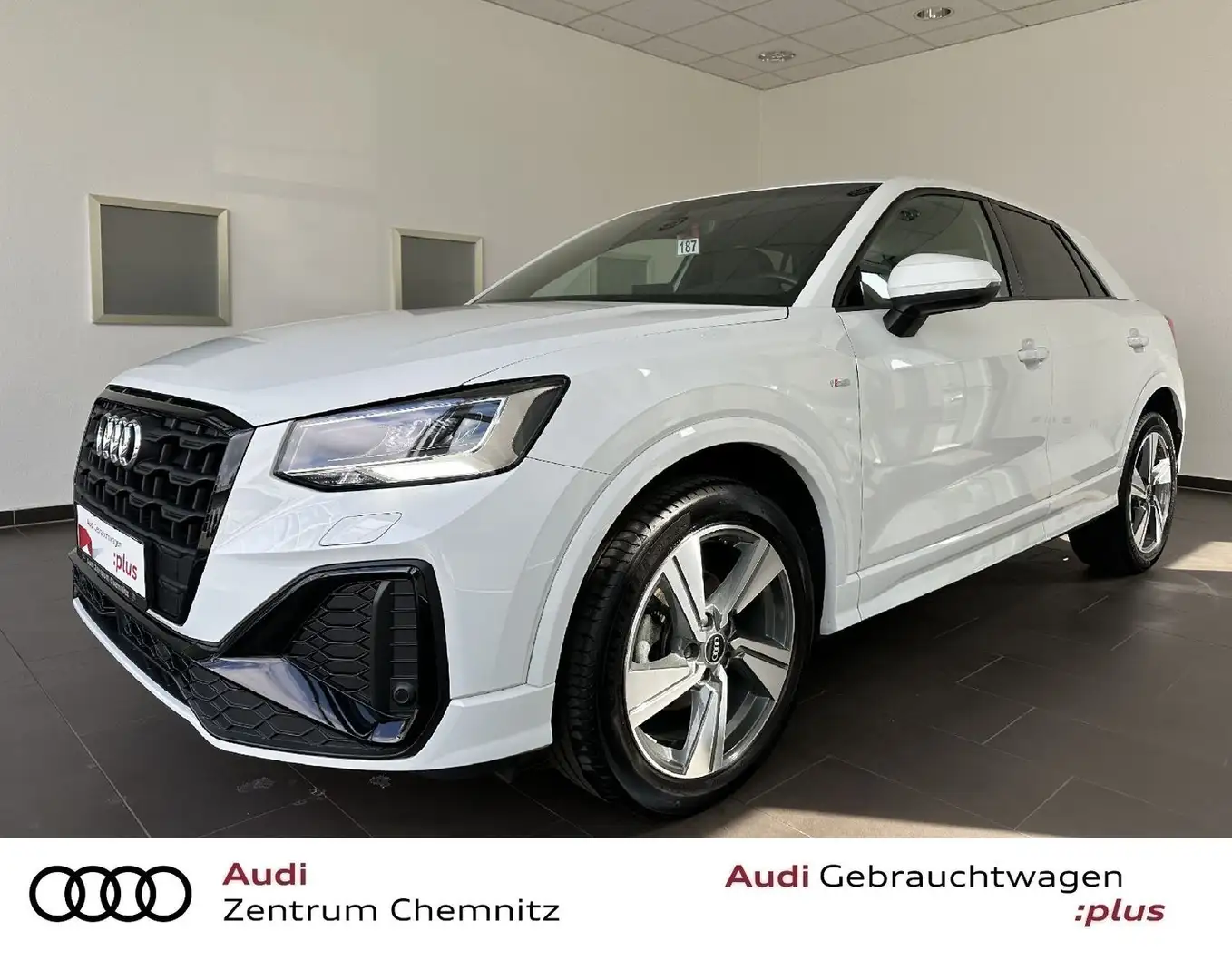 Audi Q2 35 TFSI S LINE+NAVI PLUS+LED Weiß - 1