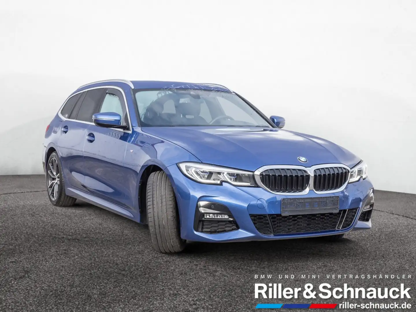 BMW 320 i Touring M-Sport LASER+AHK+HUD+NAVI+LEDER Bleu - 2