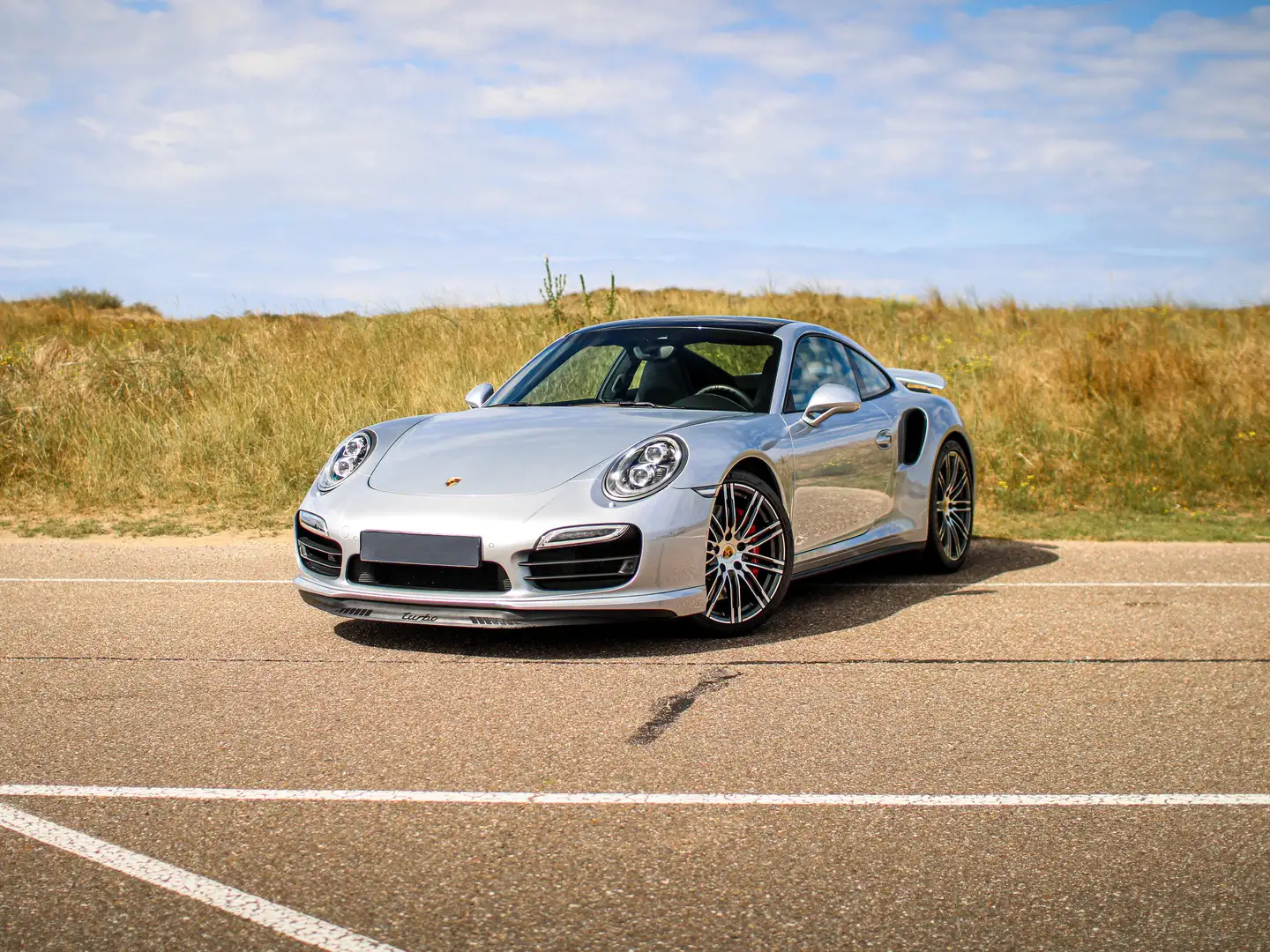 Porsche 991 3.8 Turbo | PDK | Burmester | 911 | NL auto | 2015 Zilver - 2