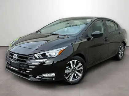Black 2024 Nissan Versa Sedan Front-Wheel Drive Automatic