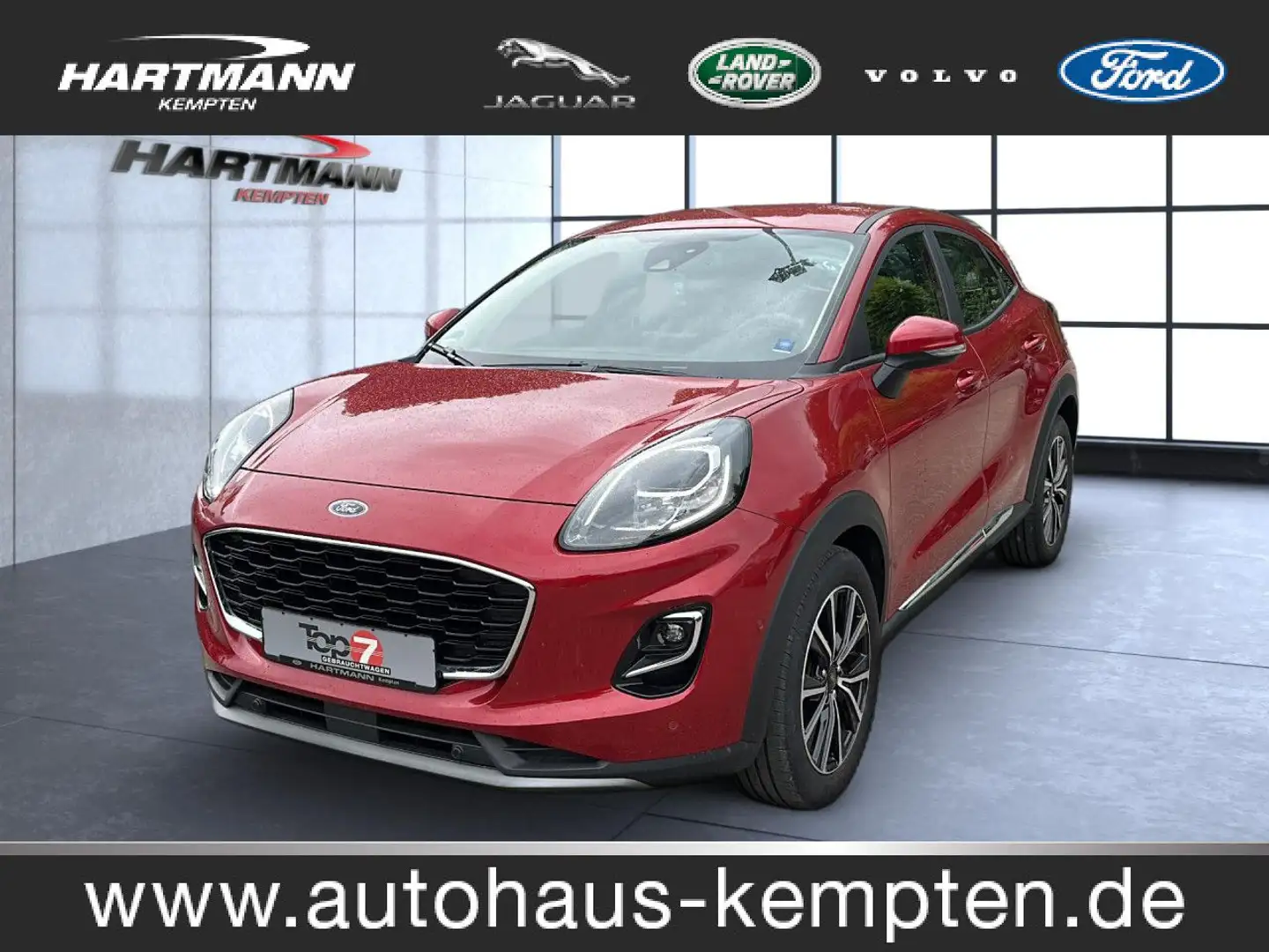 Ford Puma Titanium Bluetooth Navi LED Klima el. Fenster Rot - 1