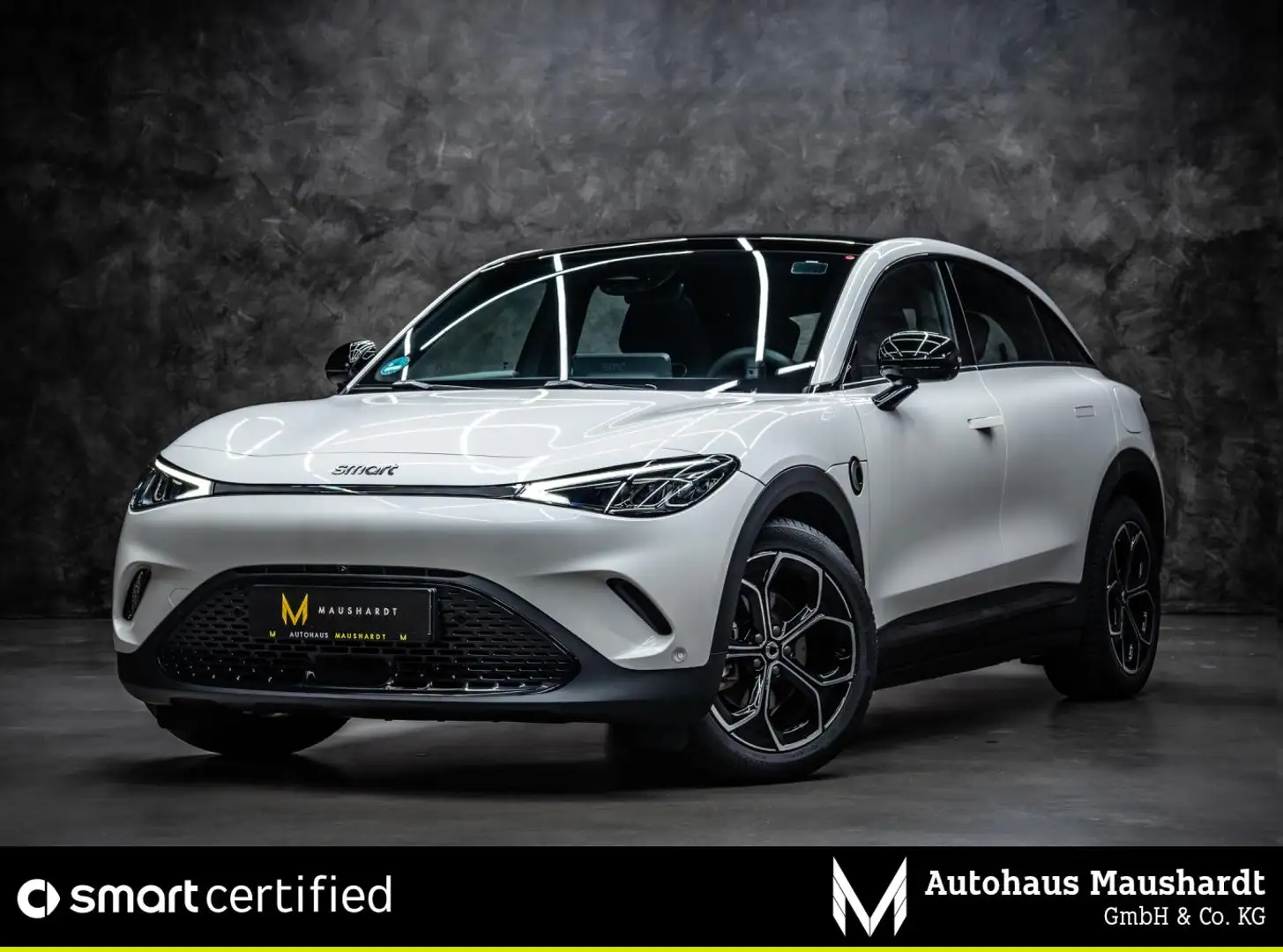 smart #3 PRO+ #4JAHRE-GARANTIE#66kWh#22KW#360#PANO Blanc - 1