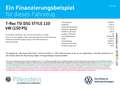 Volkswagen T-Roc TSI DSG STYLE NAVI+AHK+BUSINESS Silber - thumbnail 2