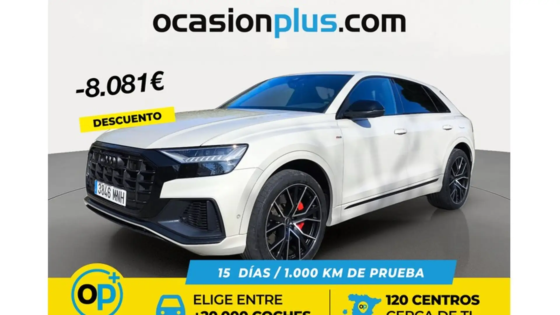 Audi Q8 60 TFSIe Black line plus quattro Beige - 1