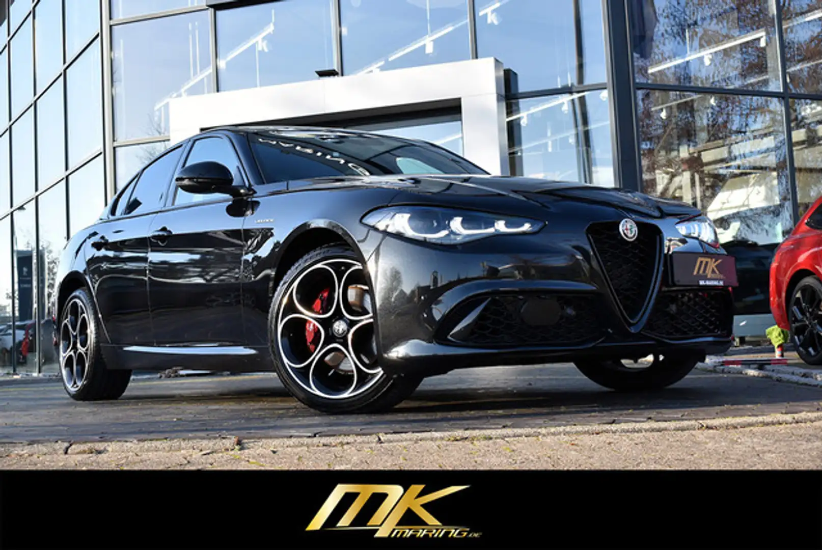 Alfa Romeo Giulia VELOCE Q4*WENIG KM*MATRIX*F1*H&K*CARPLAY* Schwarz - 2