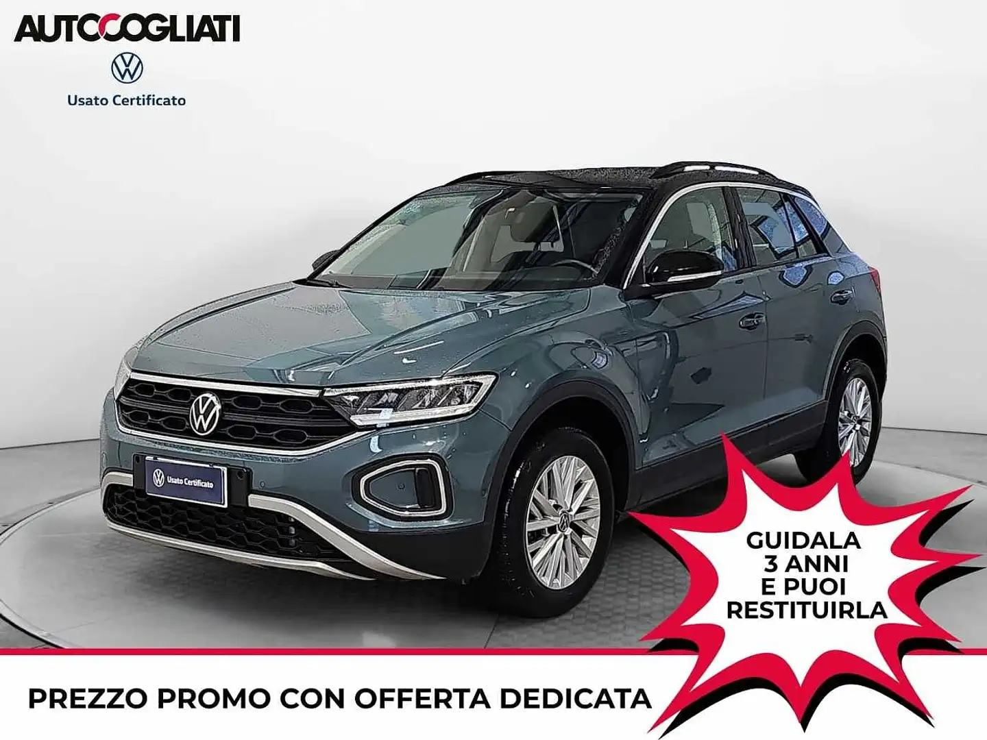 Volkswagen T-Roc 2.0 TDI SCR LIFE DSG 150 CV Nero - 1
