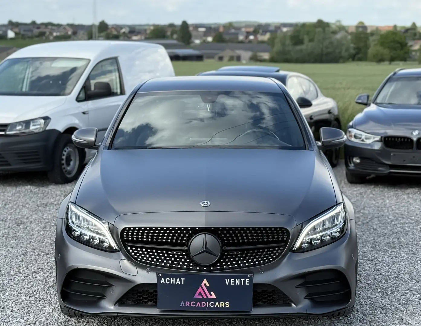 Mercedes-Benz C 160 FACELIFT - PACK AMG - CAR PLAY - NAVIGATION Gris - 2