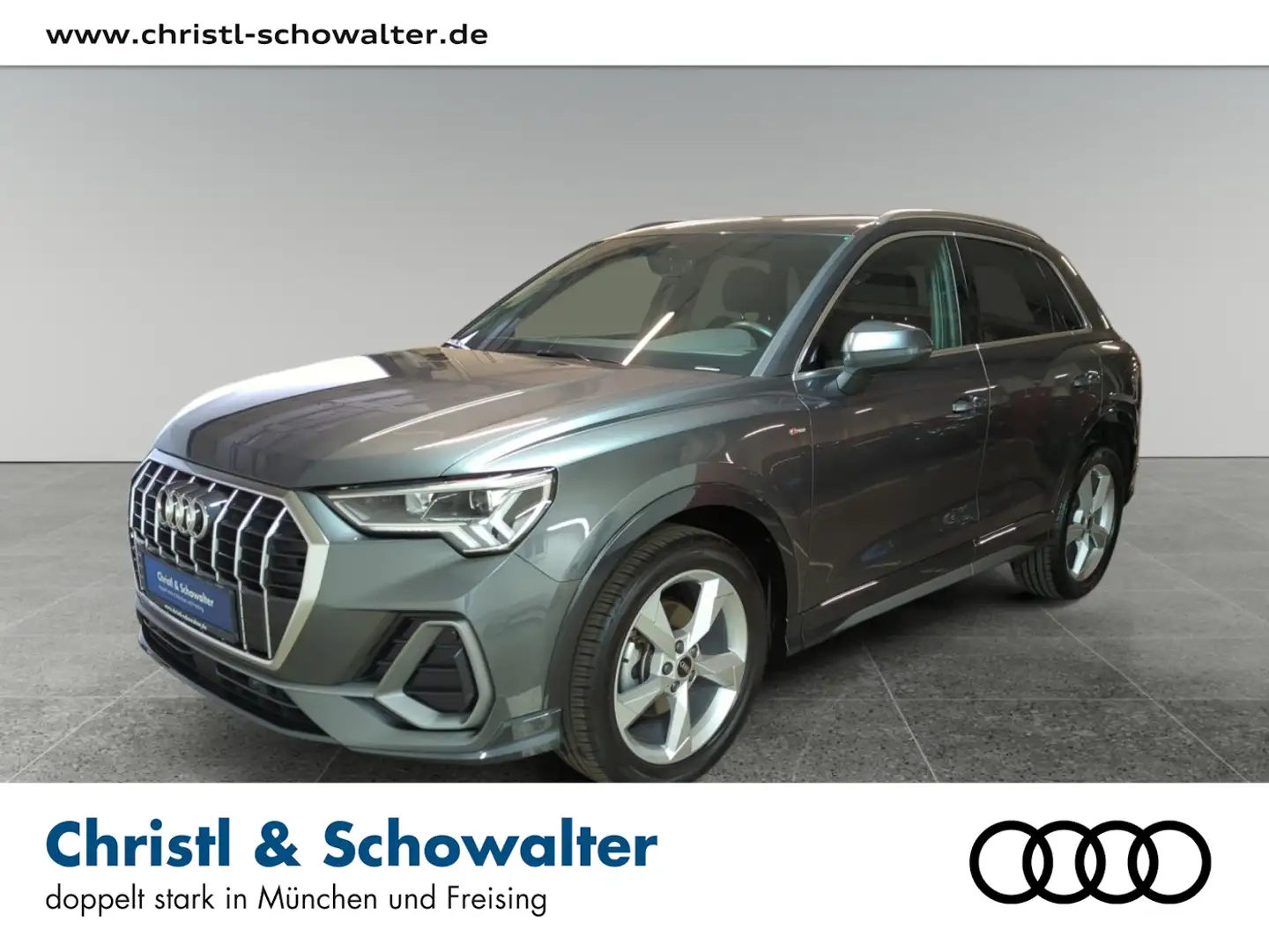 Audi Q3 35 TFSI S-Tronic S line LED NAVI KLIMA Grijs - 1