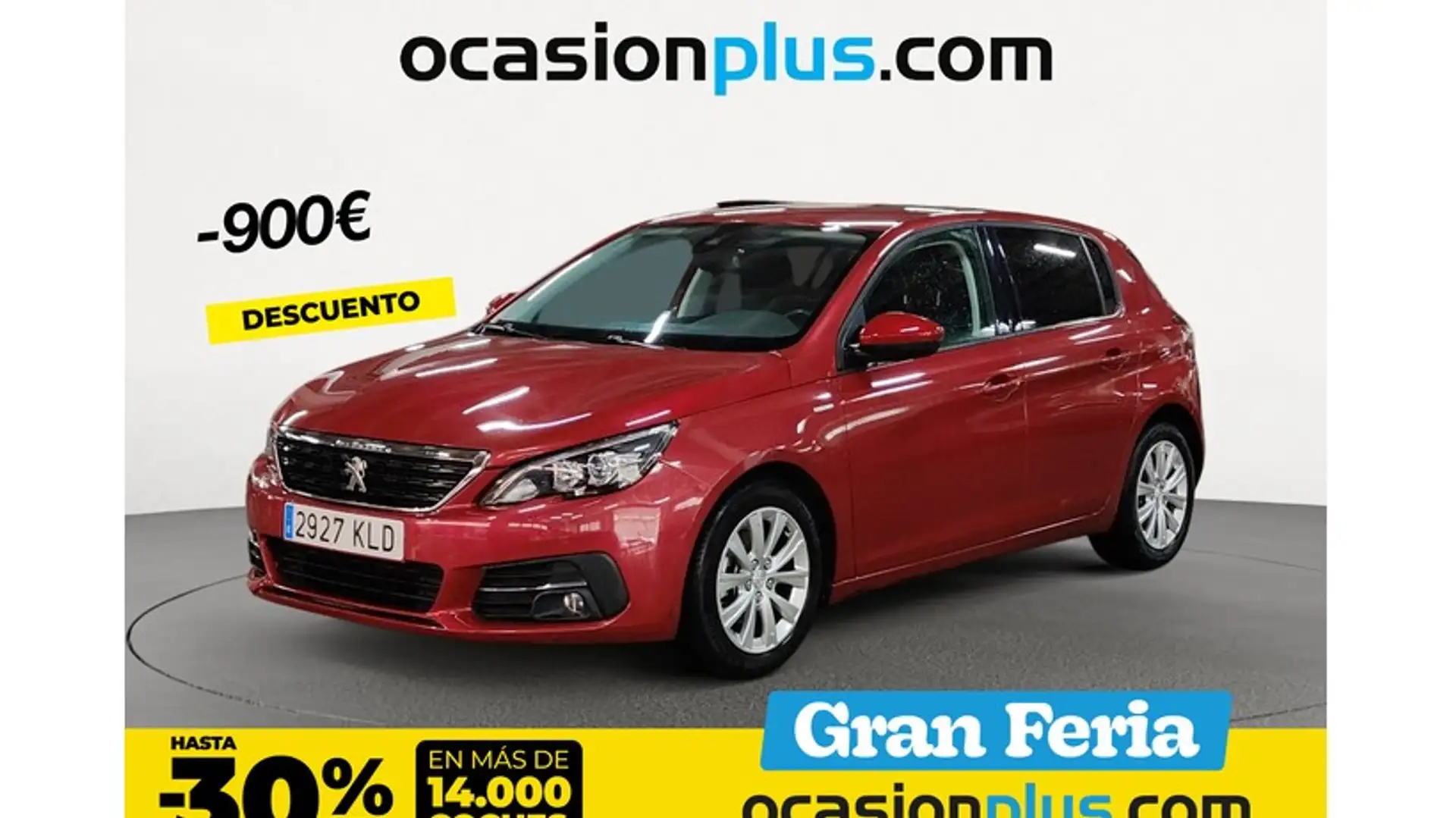 Peugeot 308 1.2 PureTech S&S Style 130 Rouge - 1