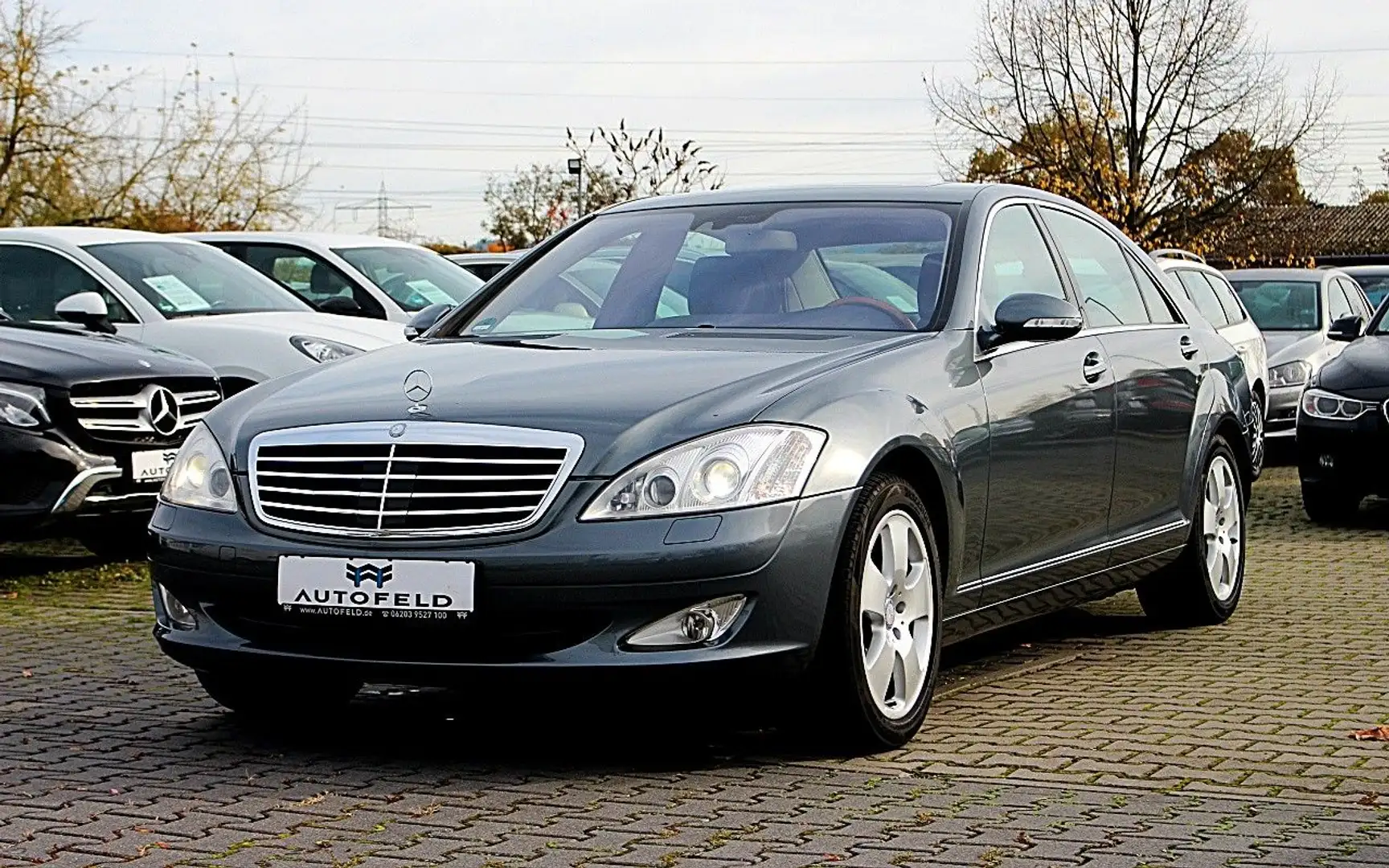 Mercedes-Benz S 350 4M LANG/VOLLSHEFT/NAVI/NIGHT/STHZ/DISTR Grau - 1