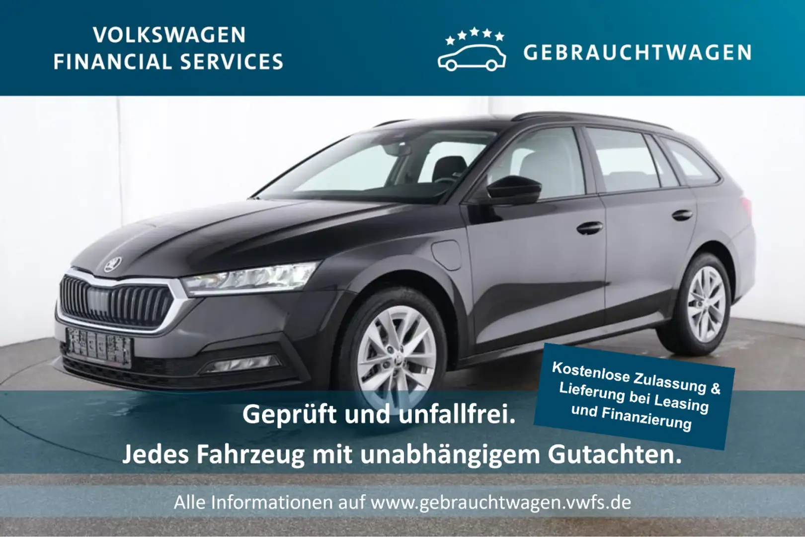 Skoda Octavia iV Combi Ambition 1.4 TSI AHK*PDC*Tempo Zwart - 1