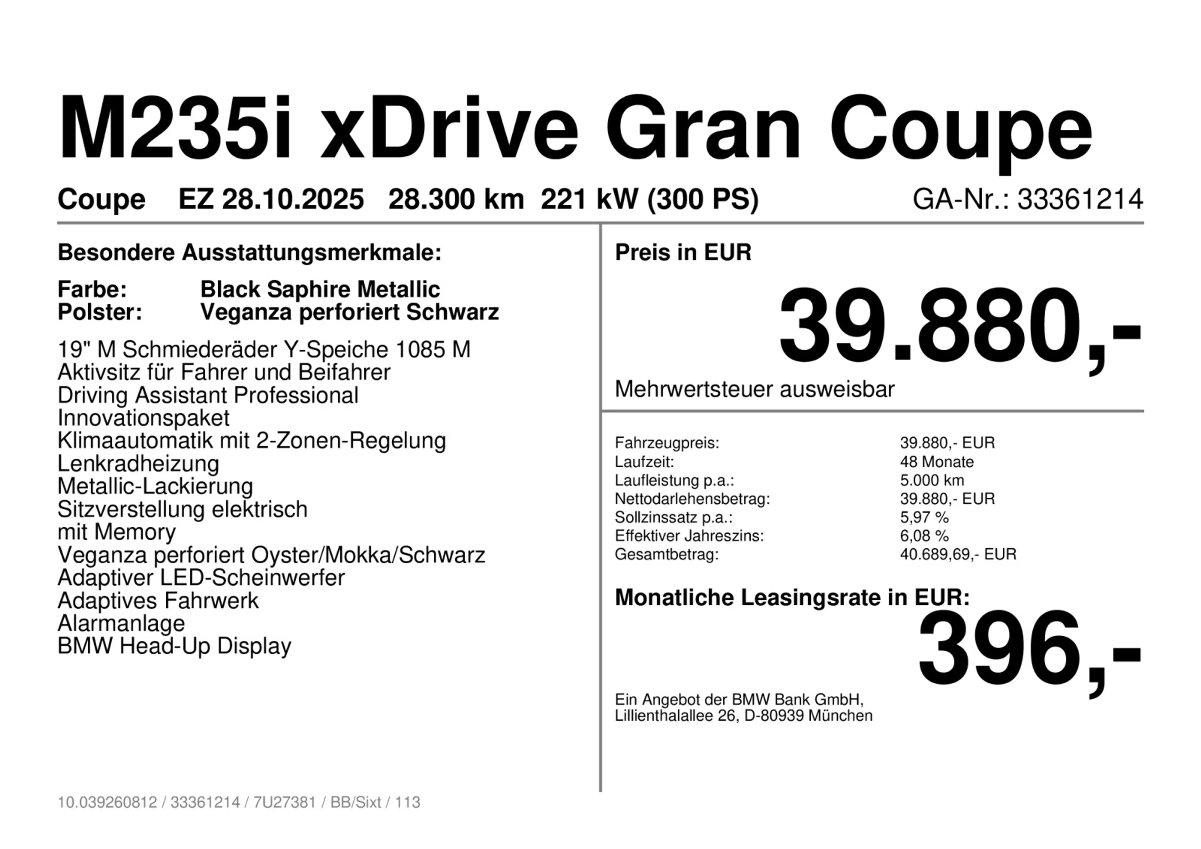 BMW 235 M235i xDrive Gran Coupe*ab 1,49% eff.* — photo 5