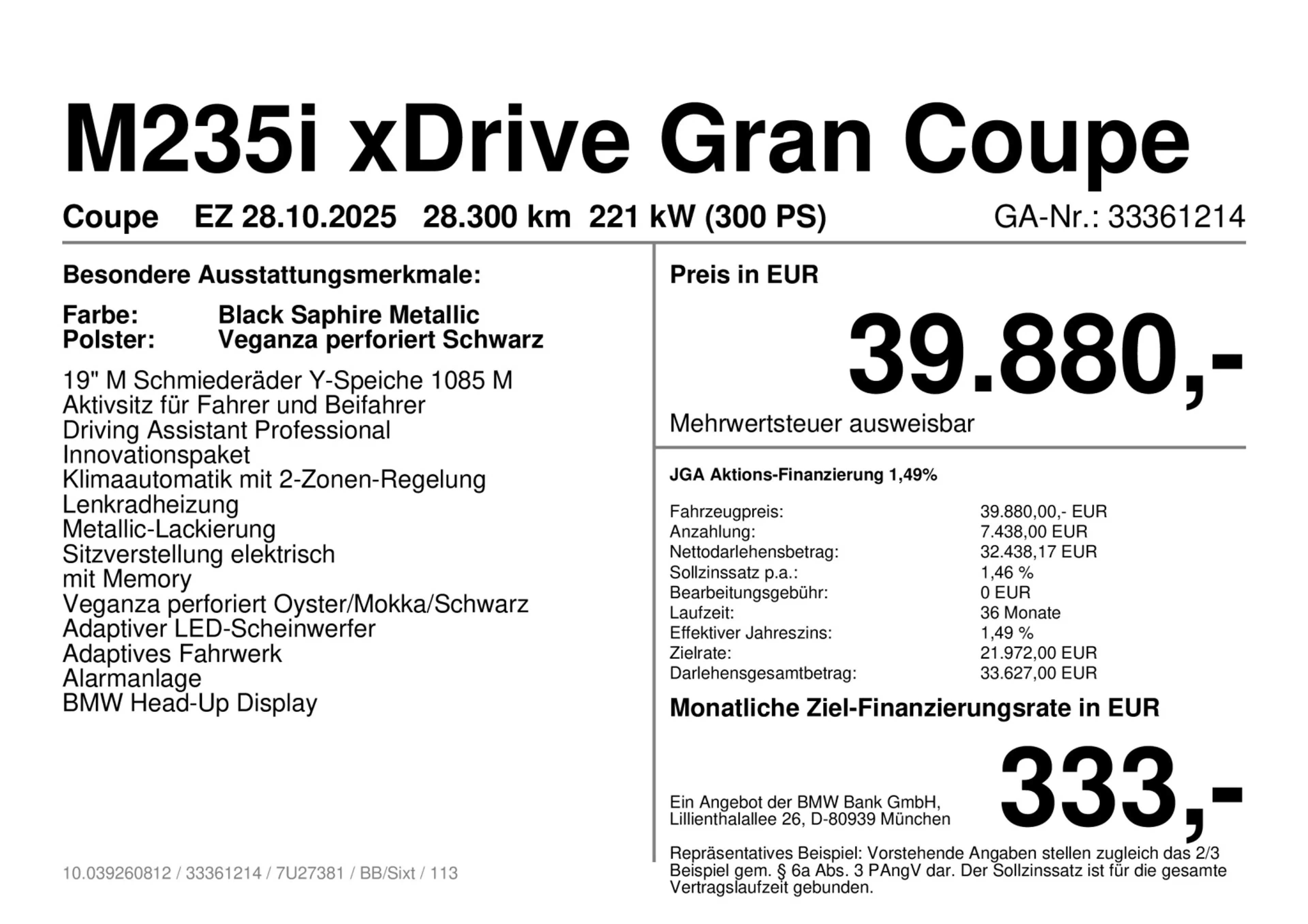 BMW 235 M235i xDrive Gran Coupe*ab 1,49% eff.* — photo 4