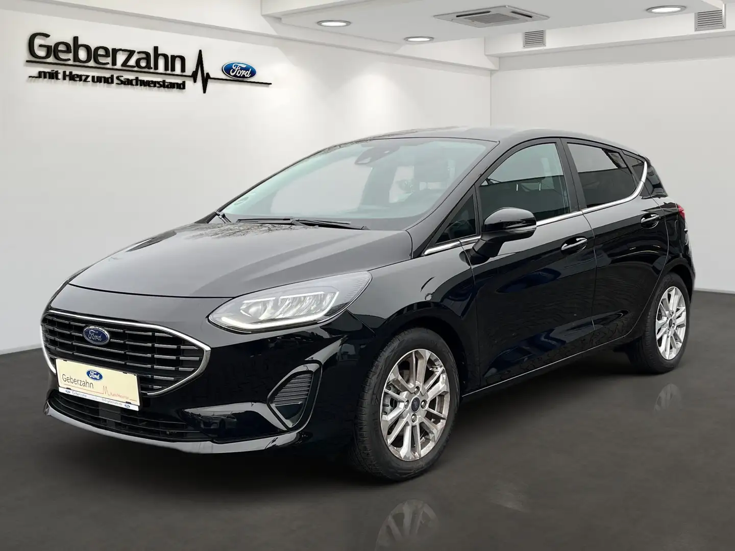 Ford Fiesta 1.0 EcoBoost MHEV Titanium/Tempomat/LED/Winter-Pkt Schwarz - 1
