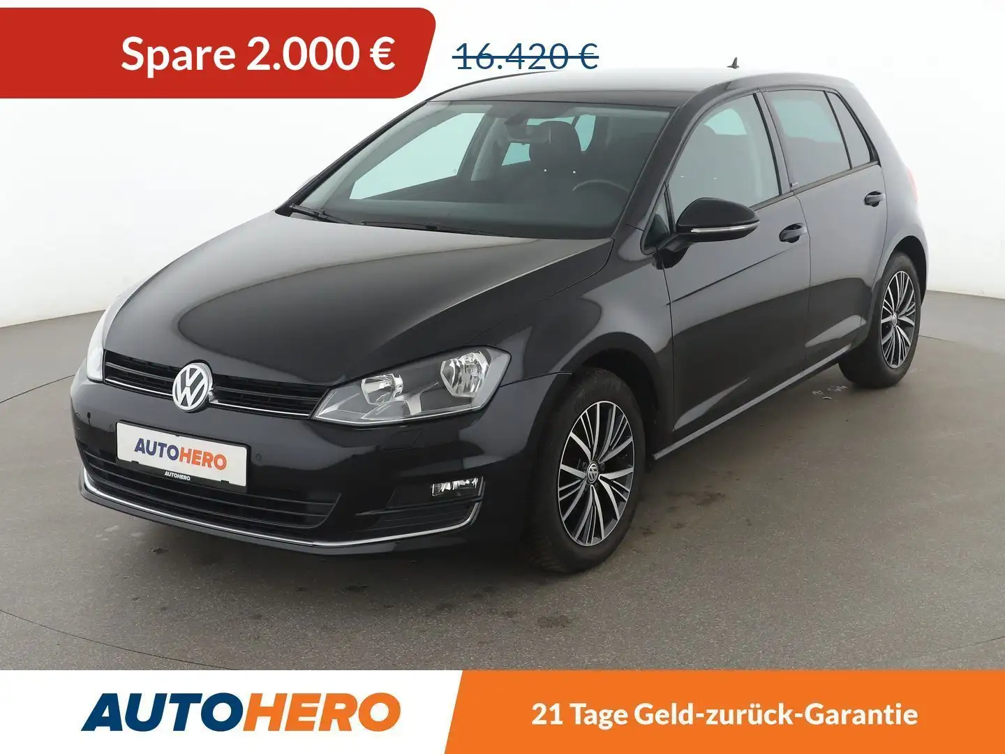 Volkswagen Golf 1.2 TSI Allstar BlueMotion Tech Aut.*TEMPO*PDC*SHZ Schwarz - 1