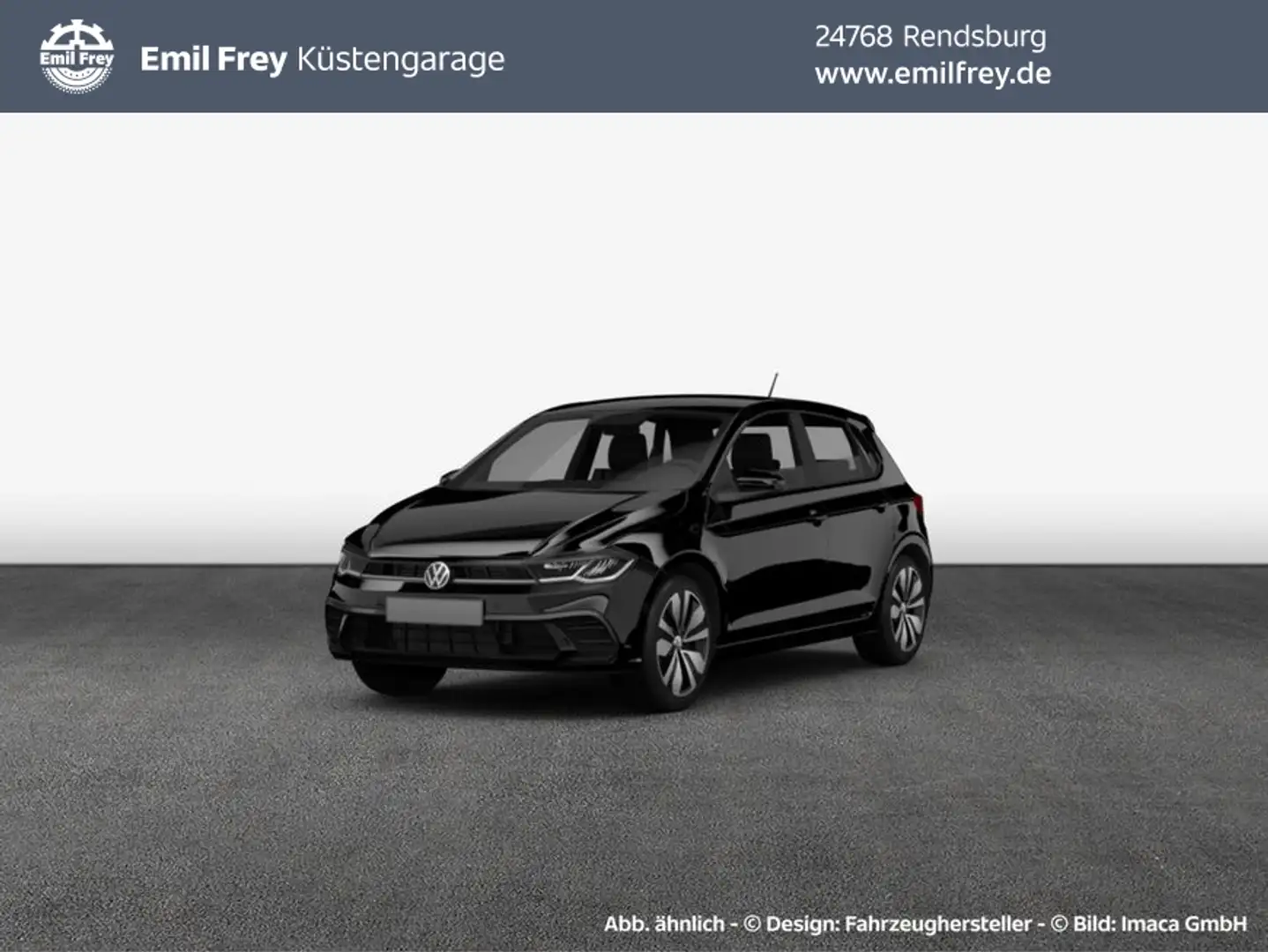 Volkswagen Polo 1.0 TSI OPF Goal Navi GJR APP-Connect Schwarz - 1