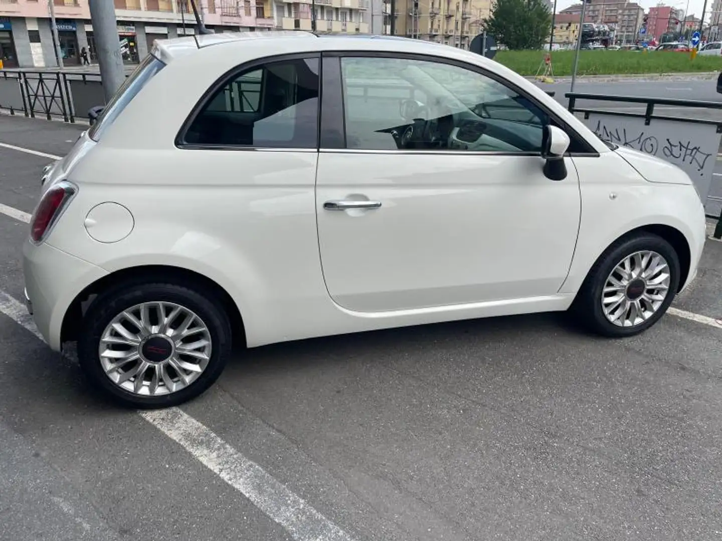 Fiat 500 1.2 Lounge 69cv my14 Wit - 2