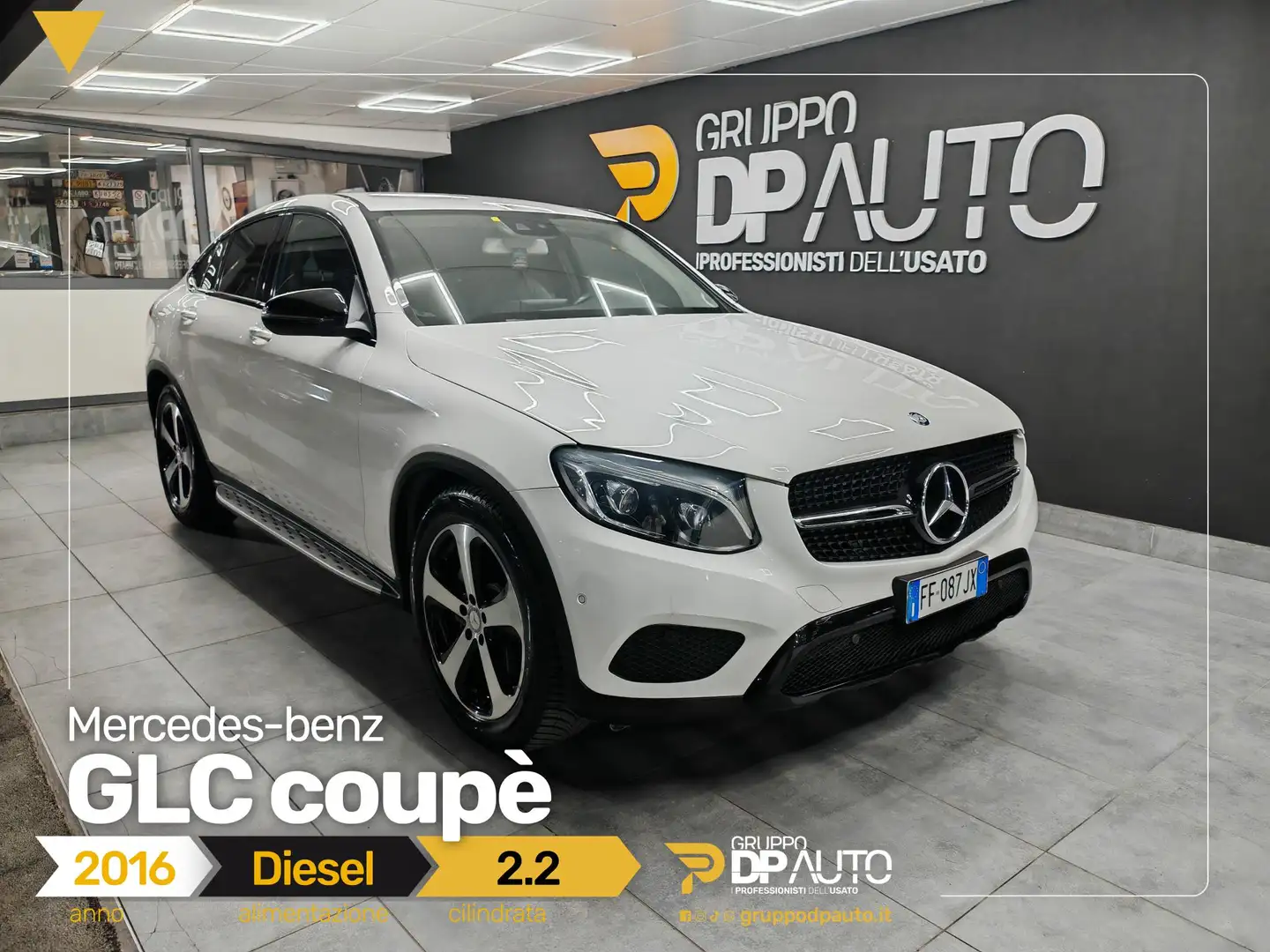 Mercedes-Benz GLC 220 Coupe 220 d Premium 4matic auto - C253 Weiß - 1