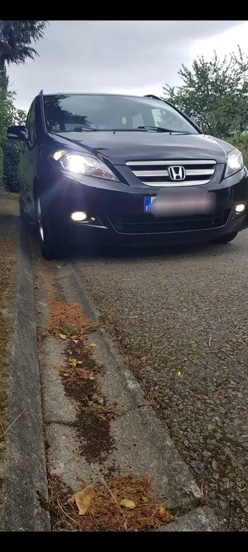Honda FR-V Honda FR-V 1.8 benzine,6pl,full options, carnet Zwart - 2