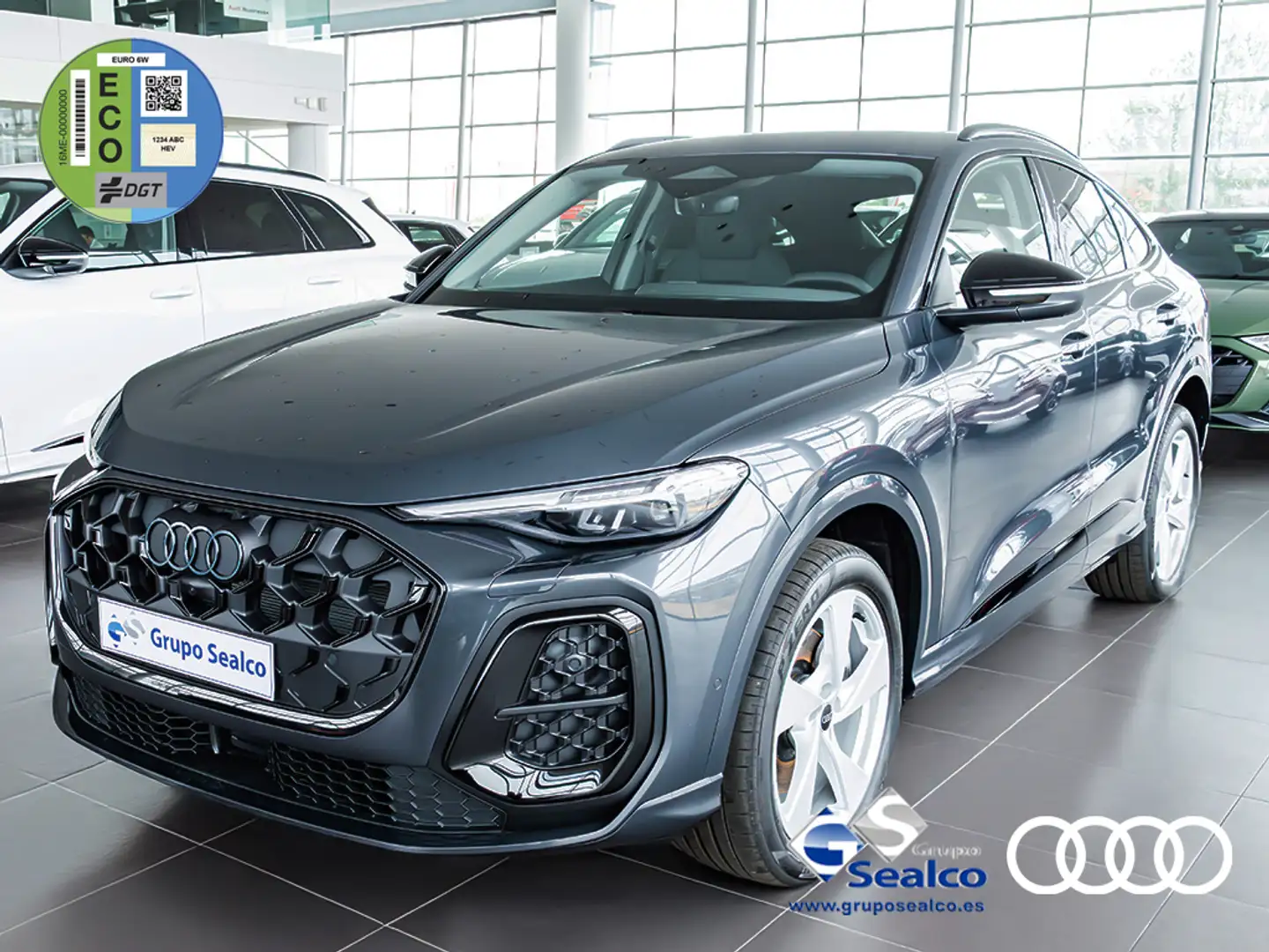 Audi Q5 Sportback 2.0TDI quattro Black line S tronic 150kW Grijs - 1