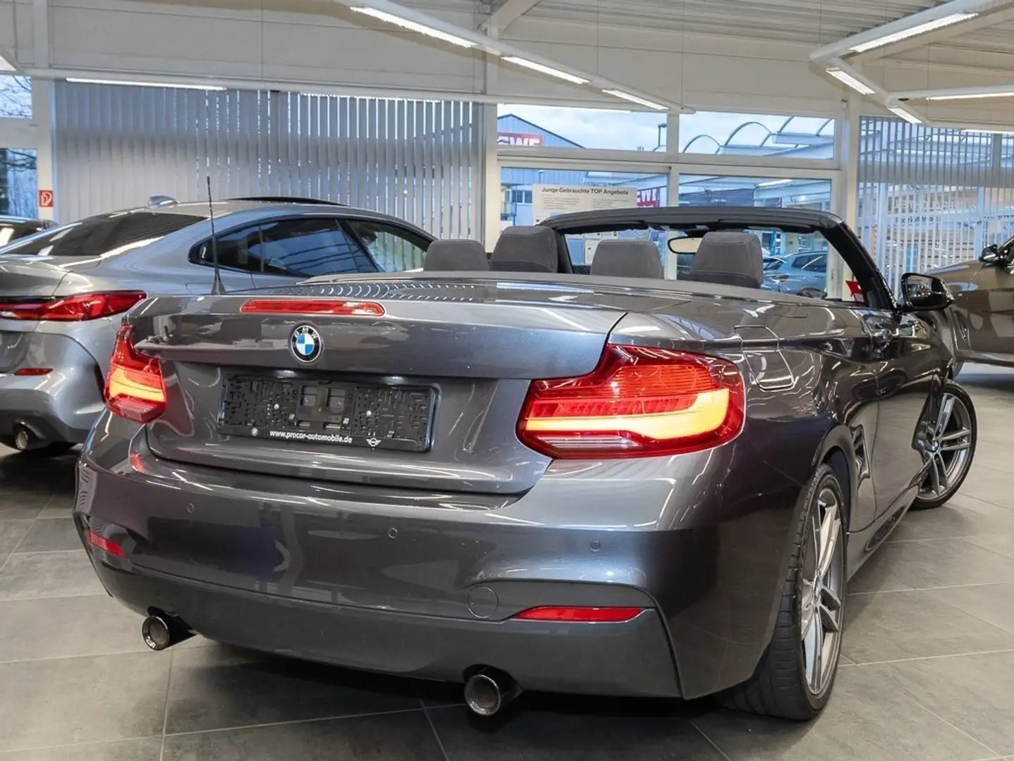 BMW 240 M240i Cabrio HK HiFi DAB WLAN Navi Prof. Shz Gris - 2
