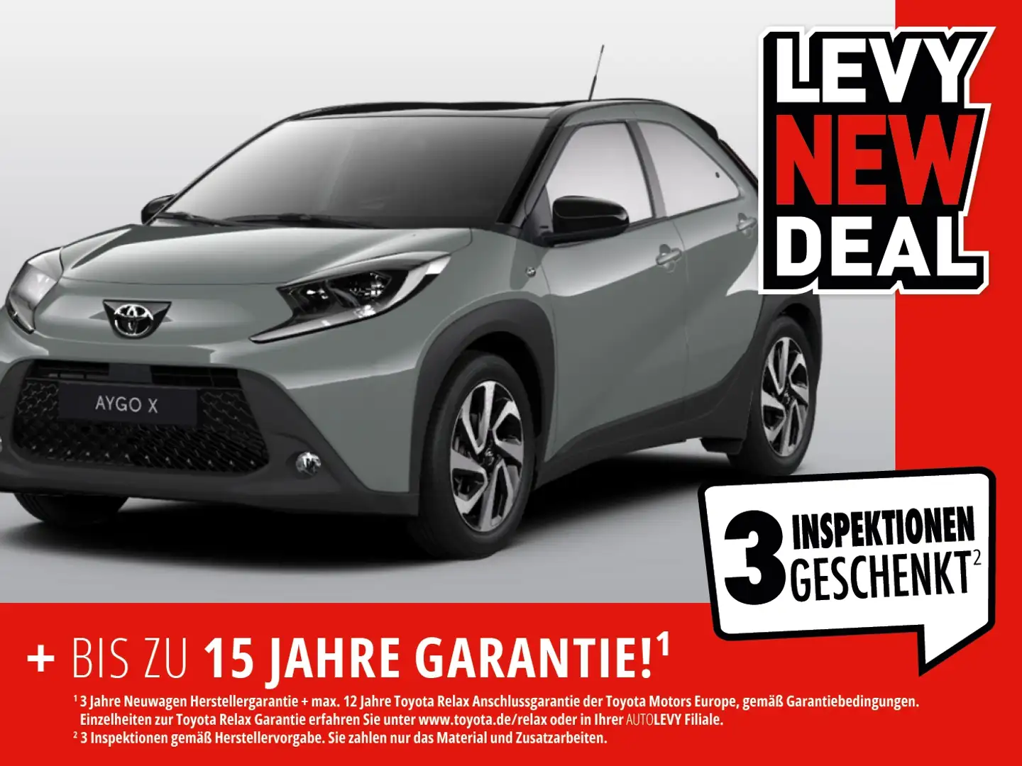 Toyota Aygo X Teamplayer +SHZ+CarPlay+Navi*SpiegelHZ* Grau - 1