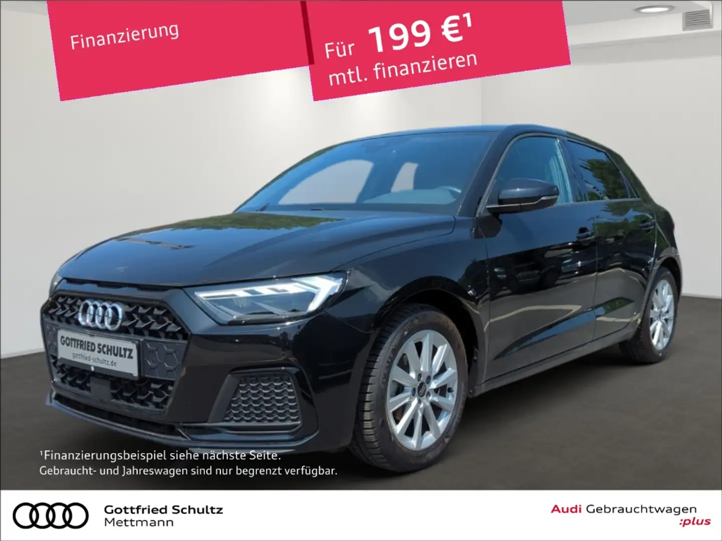Audi A1 Sb 25 TFSI advanced S tronic LED SHZ Noir - 1