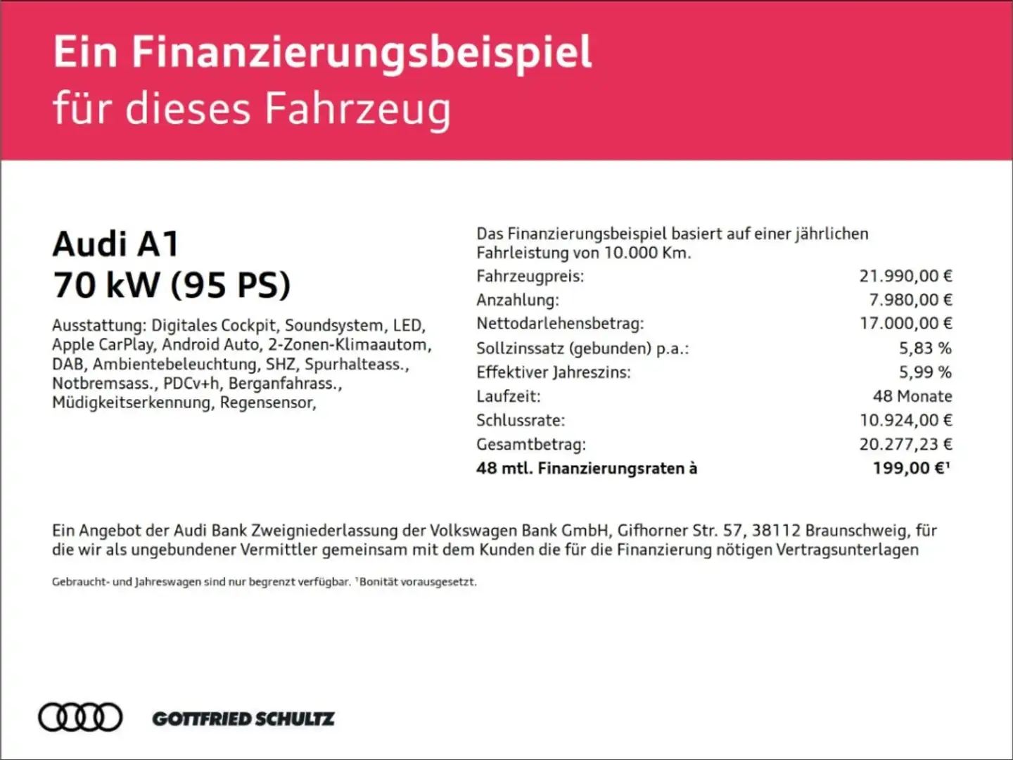 Audi A1 Sb 25 TFSI advanced S tronic LED SHZ Noir - 2