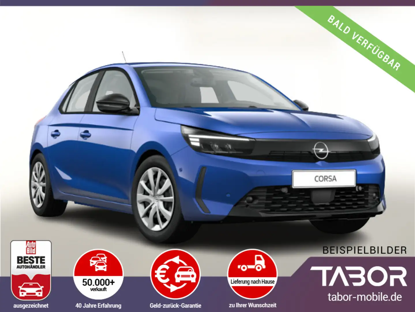 Opel Corsa 1.2 100 SichtP PDC 10"-DAB Temp CarPlay Blu/Azzurro - 1