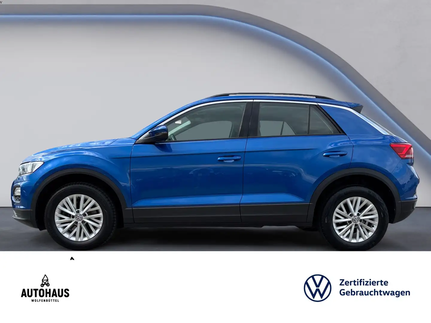 Volkswagen T-Roc Basis 1.0 TSI AHK PDC SHZ Blau - 2