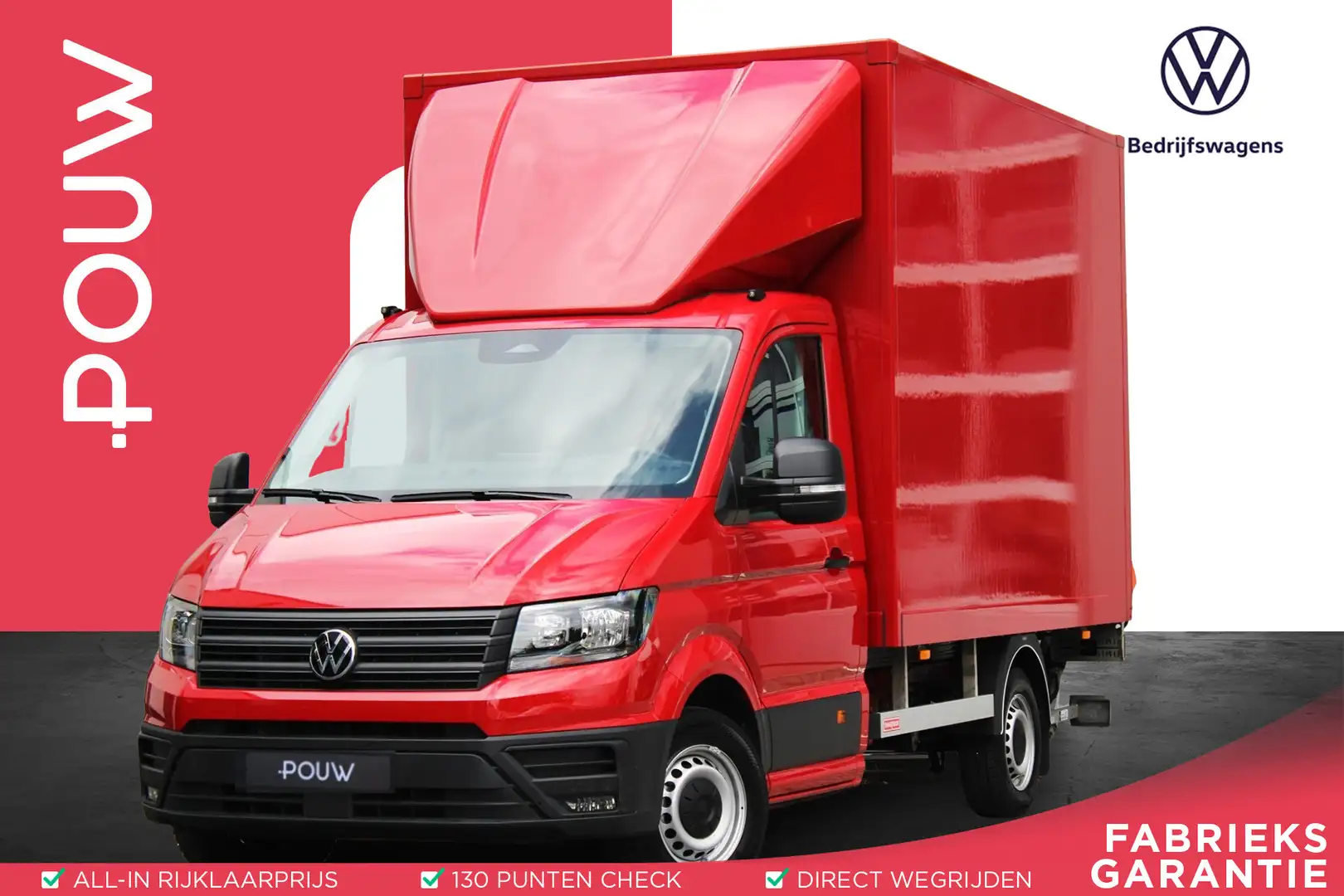 Volkswagen Crafter 35 2.0 TDI 140pk L3 Highline Bakwagen | Laadklep | Rouge - 1