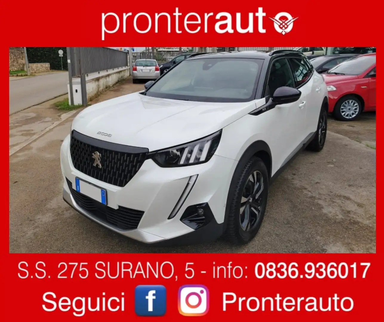 Peugeot 2008 1.5 Bluehdi GT Line 110cv Bianco - 1