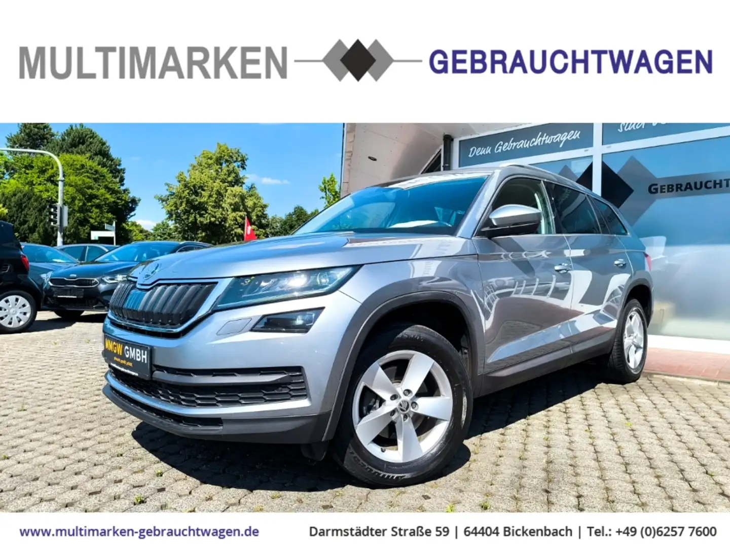 Skoda Kodiaq Ambition 4x4 1.4 TSI Navi/LED/ACC/BlendfreiesFernl Grau - 1