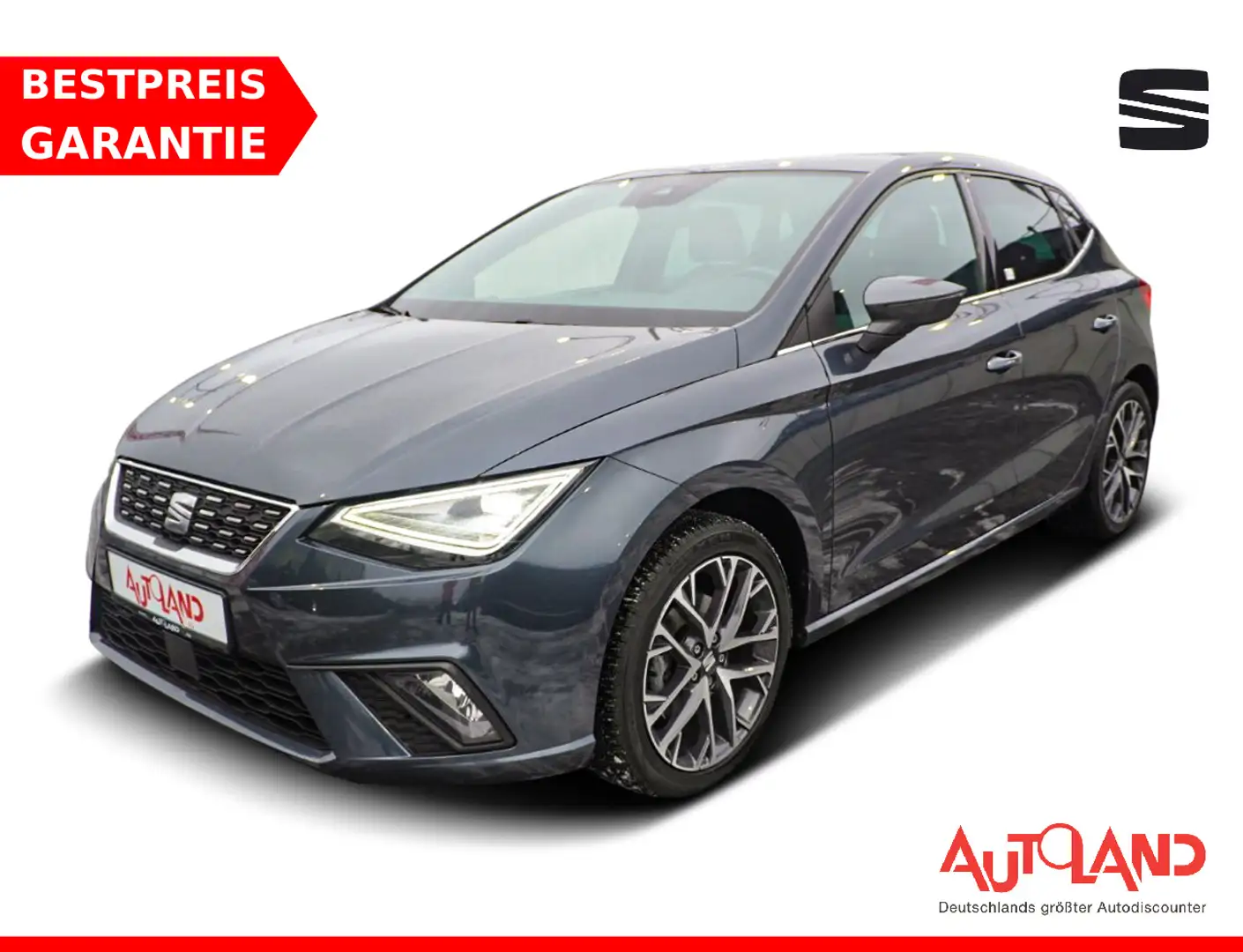 SEAT Ibiza 1.0 TSI Xcellence LED Navi FullLink AHK Gris - 1