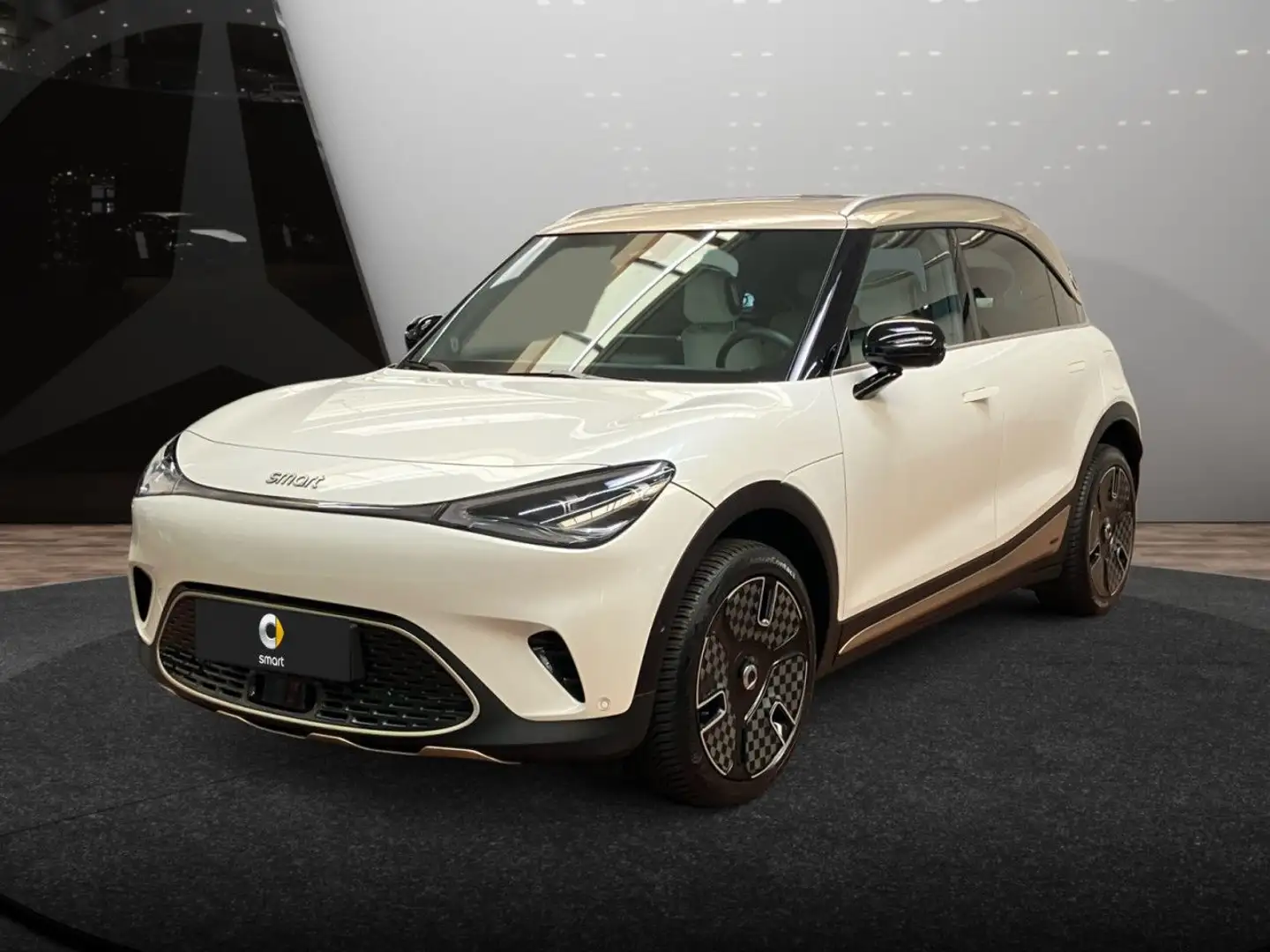 smart #1 Launch Edition SHZ Pano Spurh Navi Leder Tempom Weiß - 2
