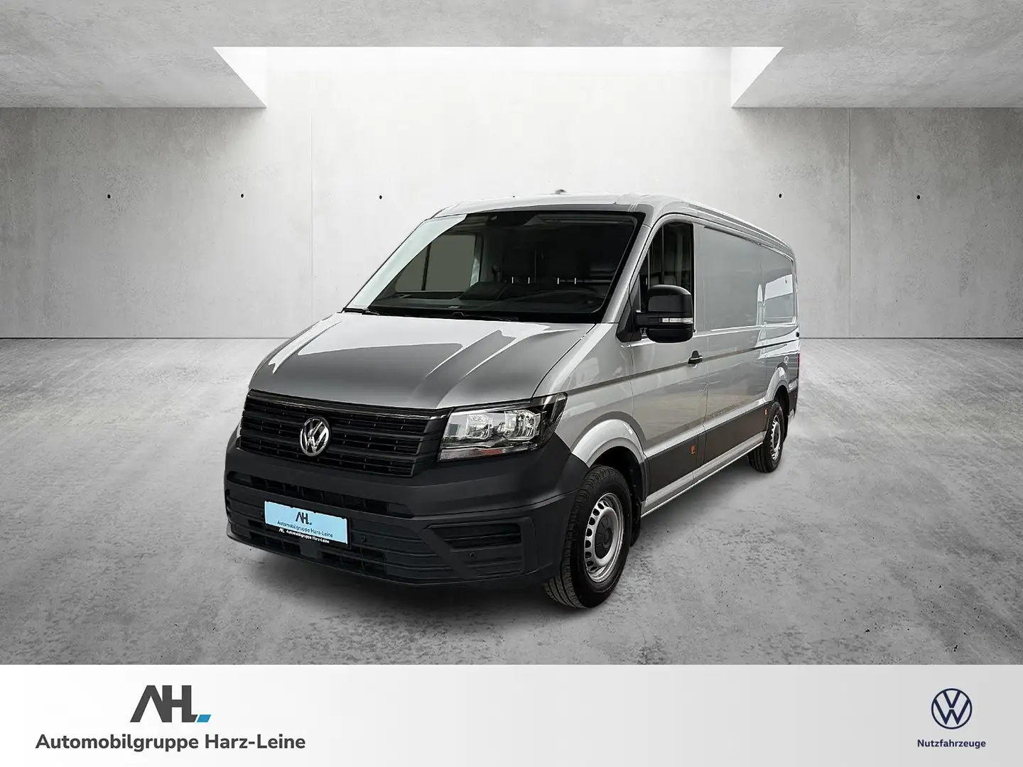 Volkswagen Crafter 35 Kasten MR 2.0 TDI DSG Klima Navi AHK RF Silber - 1