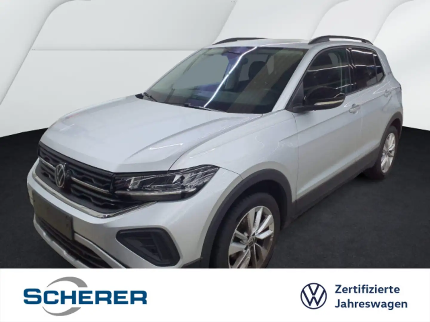 Volkswagen T-Cross 1.0 TSI Goal SHZ PDC ACC NAVI APP Silber - 1
