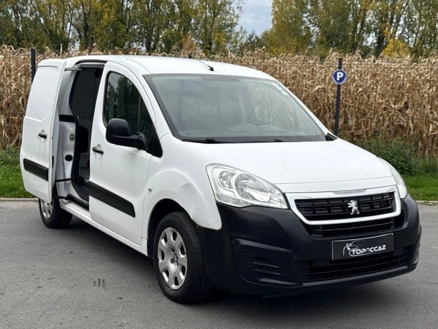 Peugeot Partner PLANCB 1.6 HDI 75 * 08/2015 * 150.000KM * 1ERE MAIN * GARANTIE Wit - 2