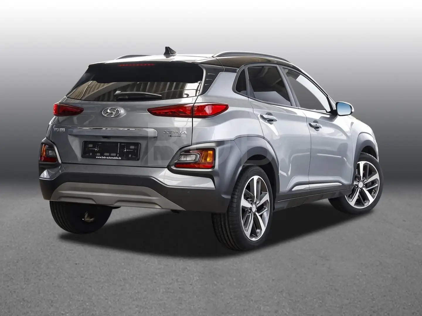 Hyundai KONA 1.6 T-GDI Premium NAVI SHZ LHZ LED RFK HUD Argent - 2