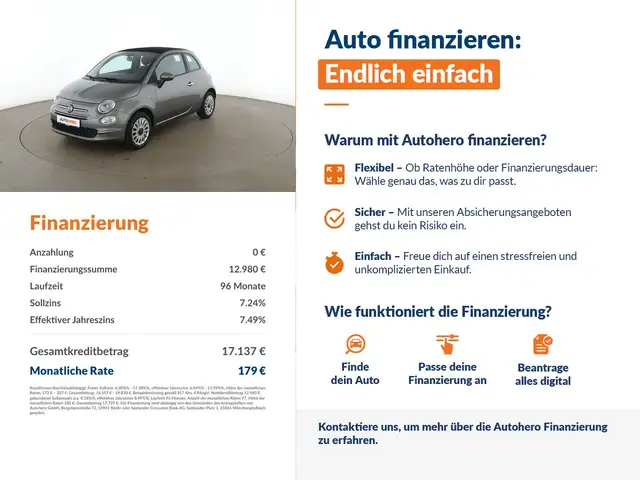 Fiat 500C view 2